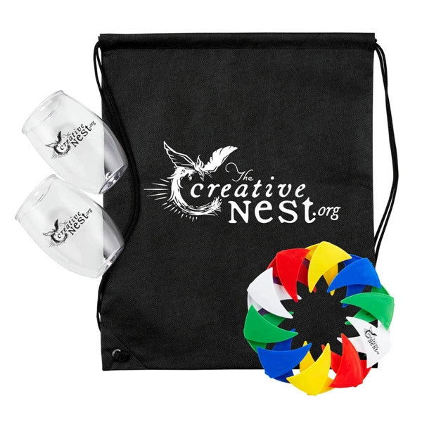 Wine tumbler outdoor kit