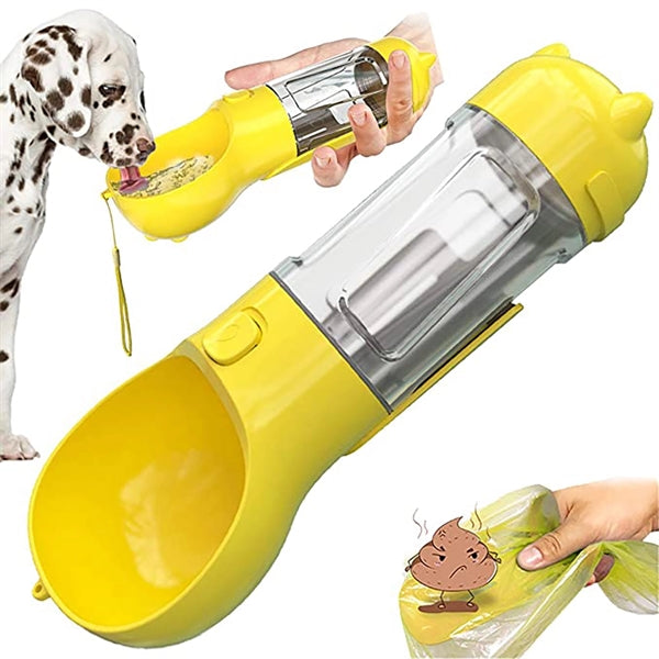 Dog Water Bottle With Garbage Bag