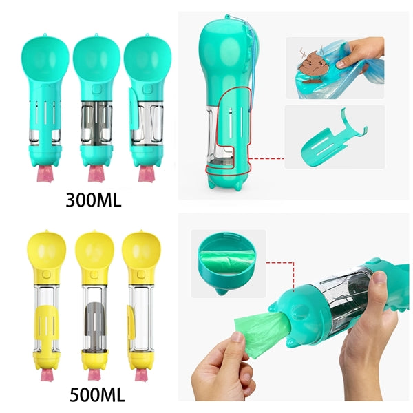 Dog Water Bottle With Garbage Bag