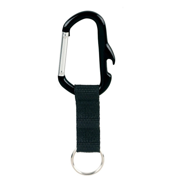 Bottle Opener Carabiner With Strap and Keyring