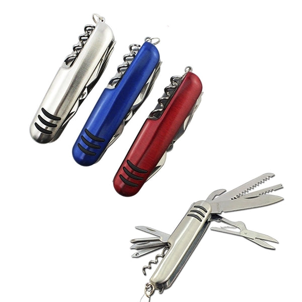12-in-1 Stainless Steel Multi Pocket Knife