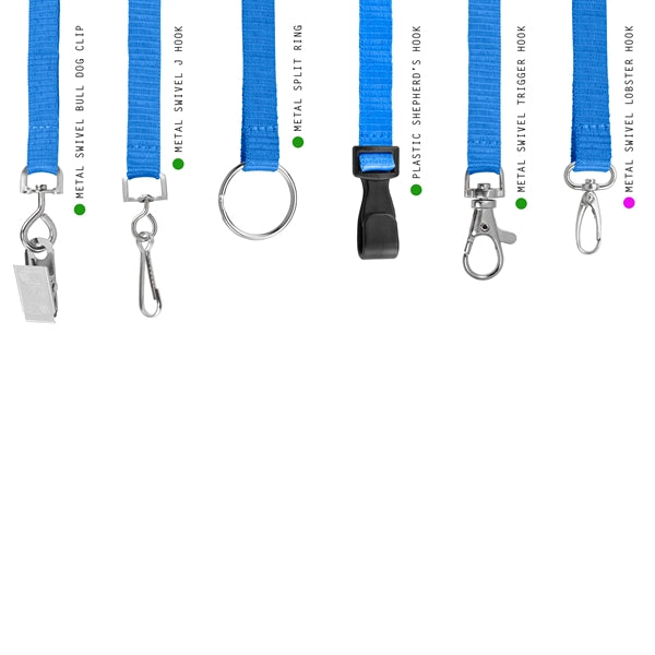 5/8" Anti-Microbial Silk Screen Lanyard