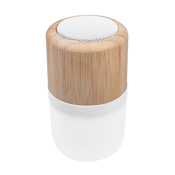 Bensley Bamboo Color Ambiance Nightlight Bluetooth Speaker