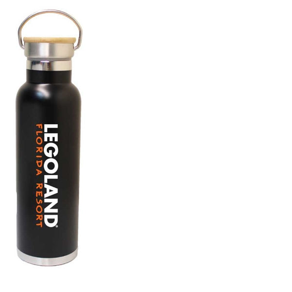 22 Oz. Vacuum Bottle/Flask w/ Bamboo or Metal Lid