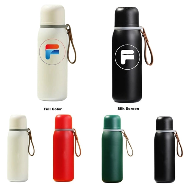 17 oz Insulated Sports Stainless Steel Thermos with Cup