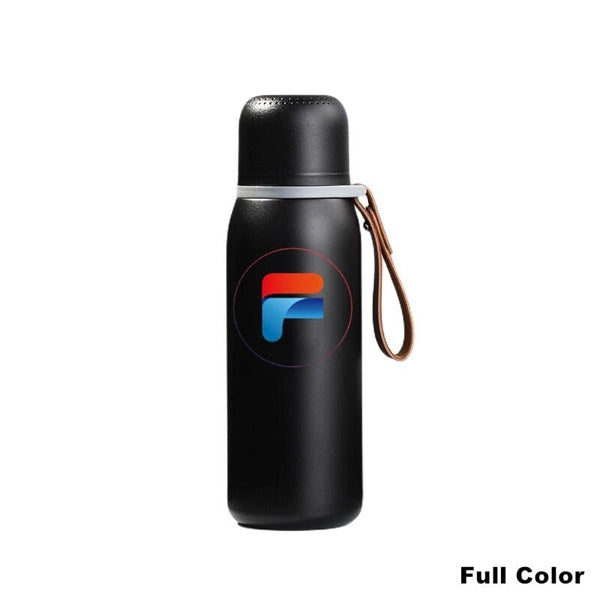 17 oz Insulated Sports Stainless Steel Thermos with Cup