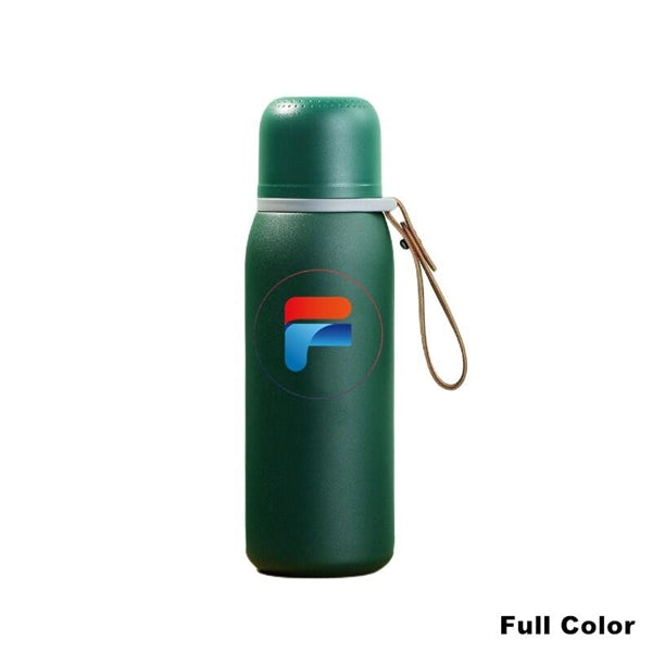 17 oz Insulated Sports Stainless Steel Thermos with Cup