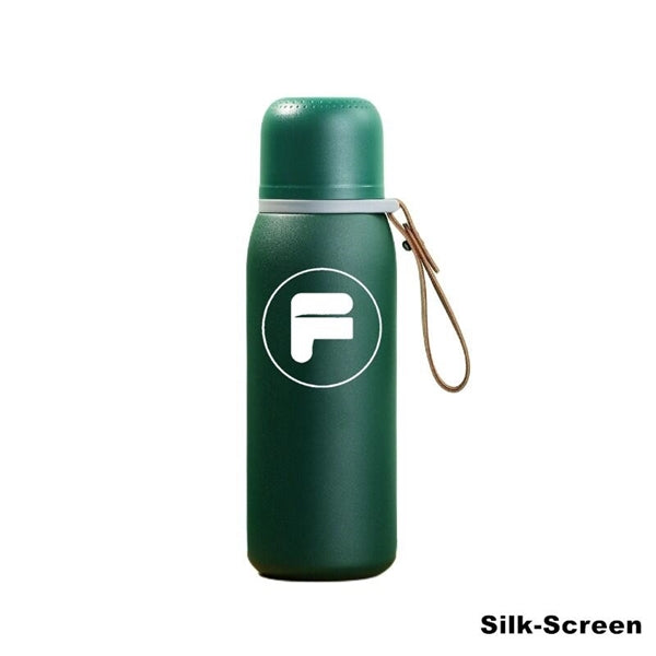 17 oz Insulated Sports Stainless Steel Thermos with Cup