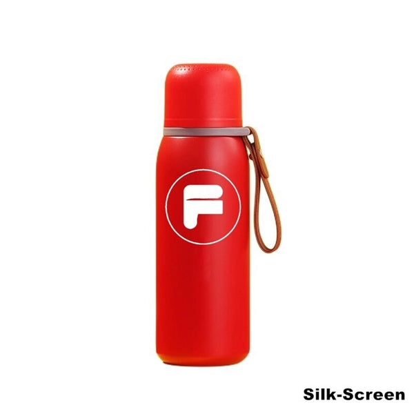 17 oz Insulated Sports Stainless Steel Thermos with Cup