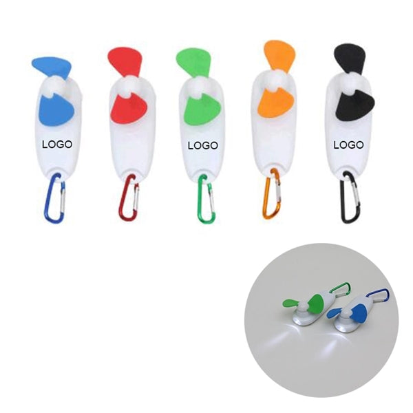 Portable Mini Fan with Carabiner