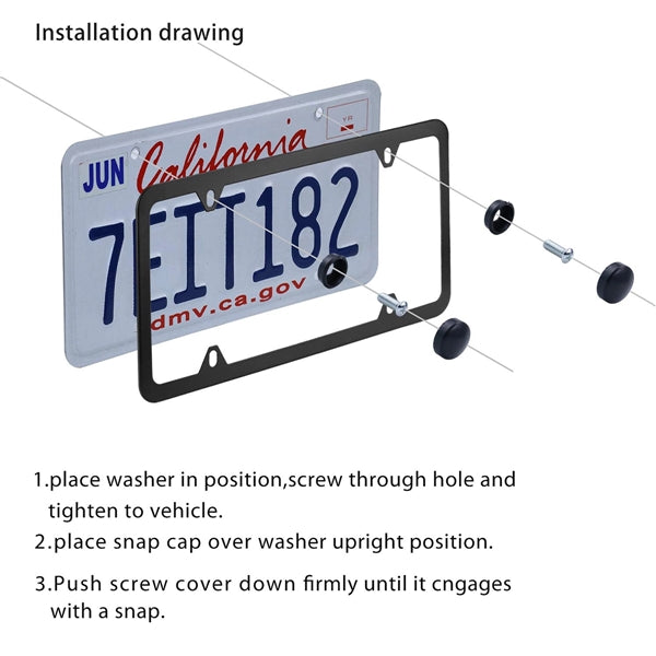 Stainless Steel License Plate Frames
