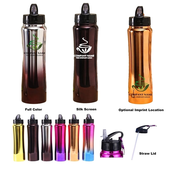 Stainless Steel Vacuum Travel Bottle With Keychain