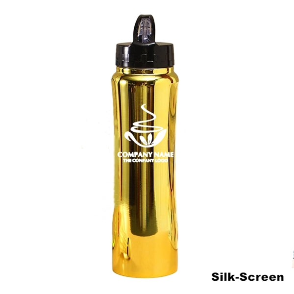 Stainless Steel Vacuum Travel Bottle With Keychain