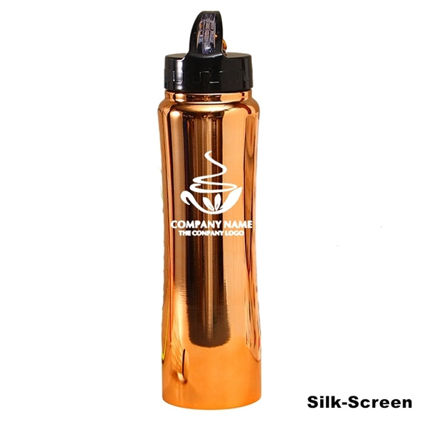 Stainless Steel Vacuum Travel Bottle With Keychain