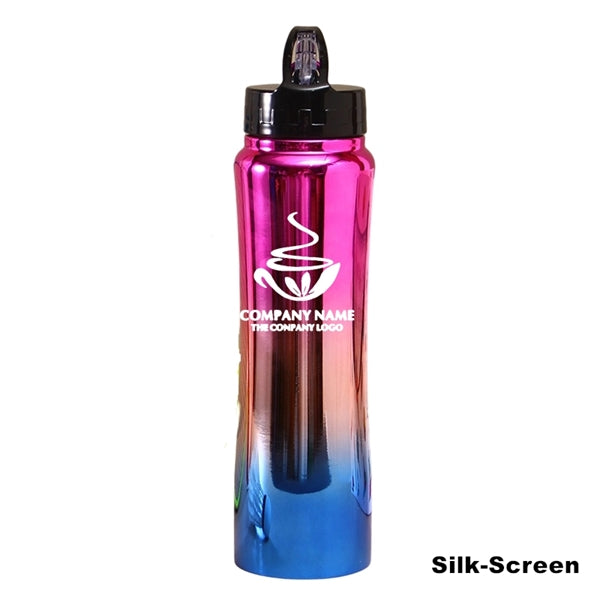 Stainless Steel Vacuum Travel Bottle With Keychain