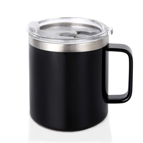 14Oz Stainless Steel Insulated Coffee Mug With Handle