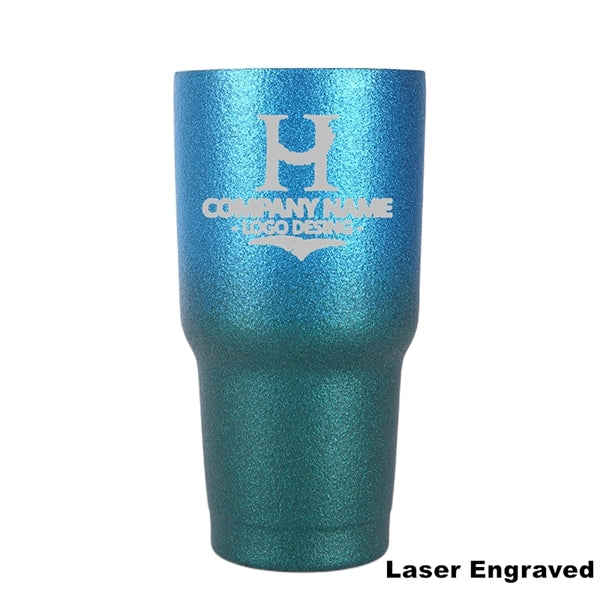 30 oz Gradient Glitter Stainless Steel Insulated Tumbler