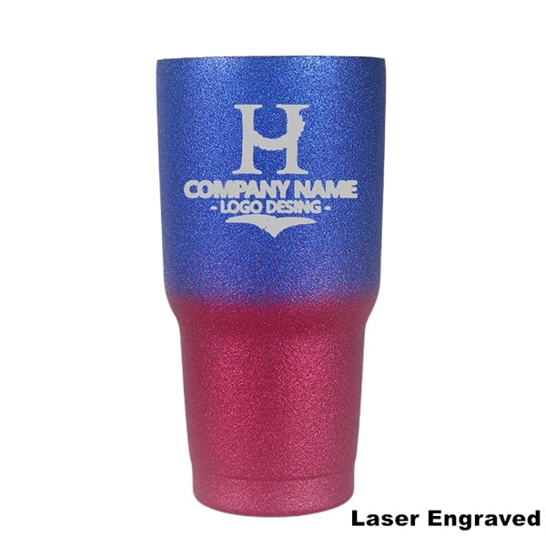 30 oz Gradient Glitter Stainless Steel Insulated Tumbler