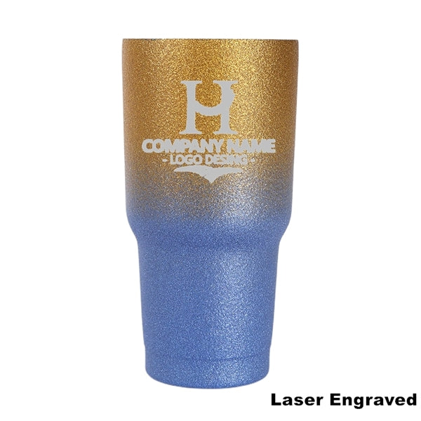 30 oz Gradient Glitter Stainless Steel Insulated Tumbler