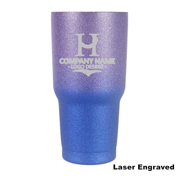 30 oz Gradient Glitter Stainless Steel Insulated Tumbler