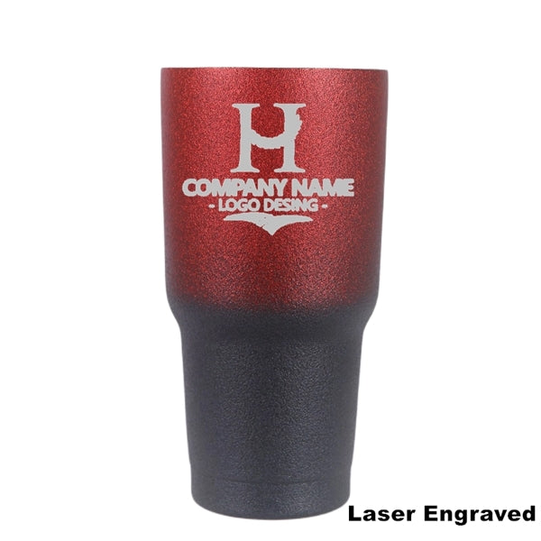 30 oz Gradient Glitter Stainless Steel Insulated Tumbler
