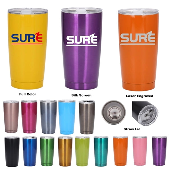 20 oz Vacumm Double Wall Sublimation Stainless Steel Tumbler