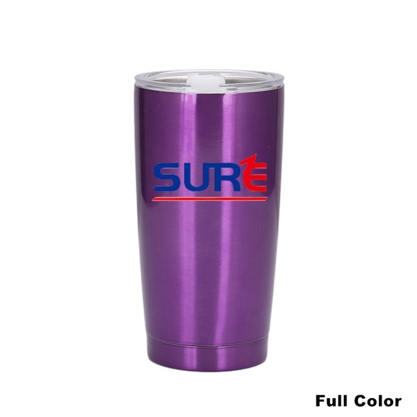 20 oz Vacumm Double Wall Sublimation Stainless Steel Tumbler