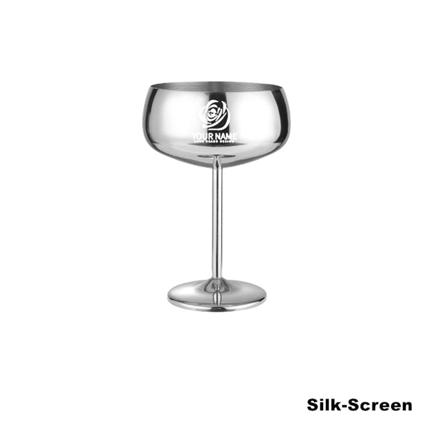 17oz Stainless Steel Wineglasses Stemmed Unbreakable Goblets