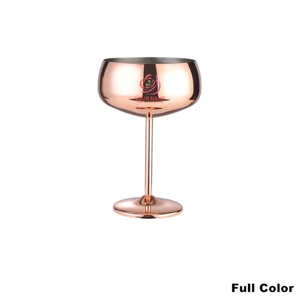 17oz Stainless Steel Wineglasses Stemmed Unbreakable Goblets
