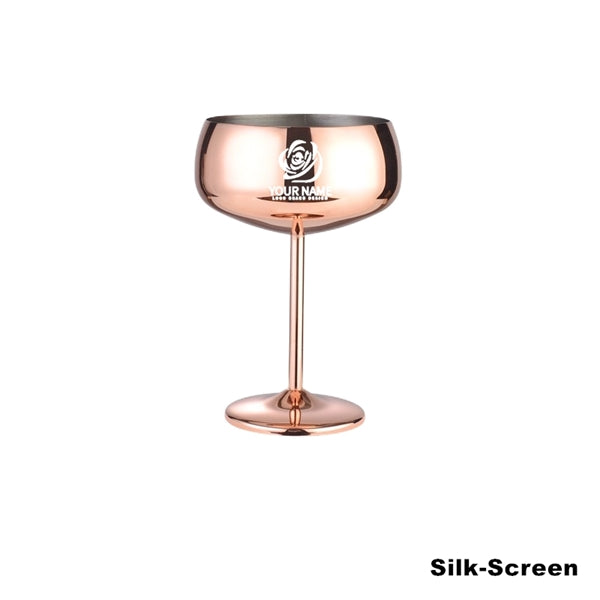 17oz Stainless Steel Wineglasses Stemmed Unbreakable Goblets