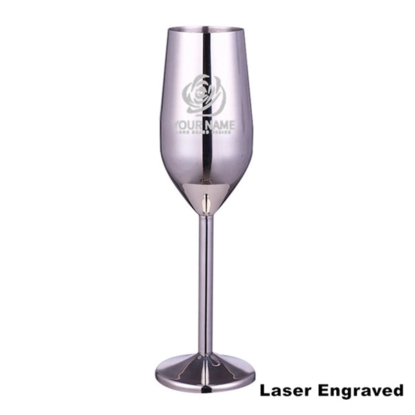 17oz Stainless Steel Wineglasses Stemmed Unbreakable Goblets