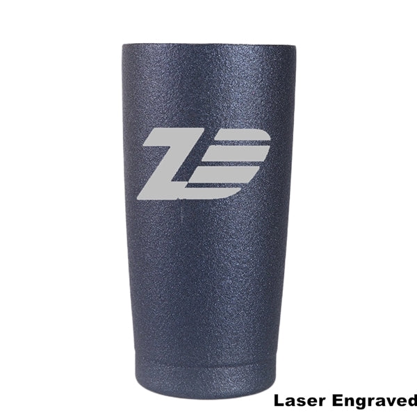 20 oz Glitter Coated Stainless Steel Insulated Wine Tumbler