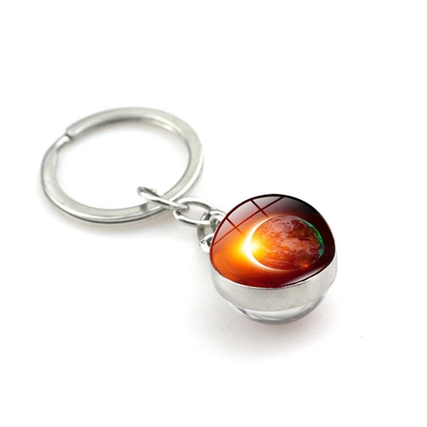 Crystal Ball Key Chain
