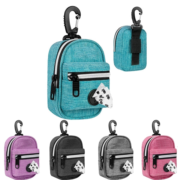 Dog Waste Bag Dispenser with Clip for Leash and Belt
