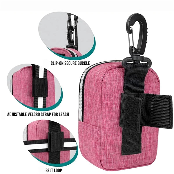 Dog Waste Bag Dispenser with Clip for Leash and Belt