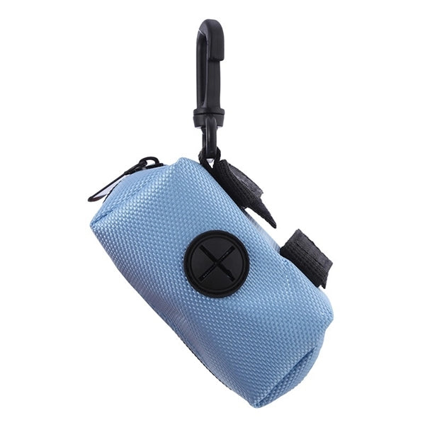 Portable Dog Poop Bag Holder with Hook for Leash