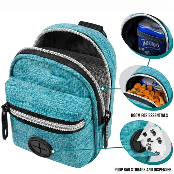 Portable Fabric Doggy Waste Bag Holder for Walking