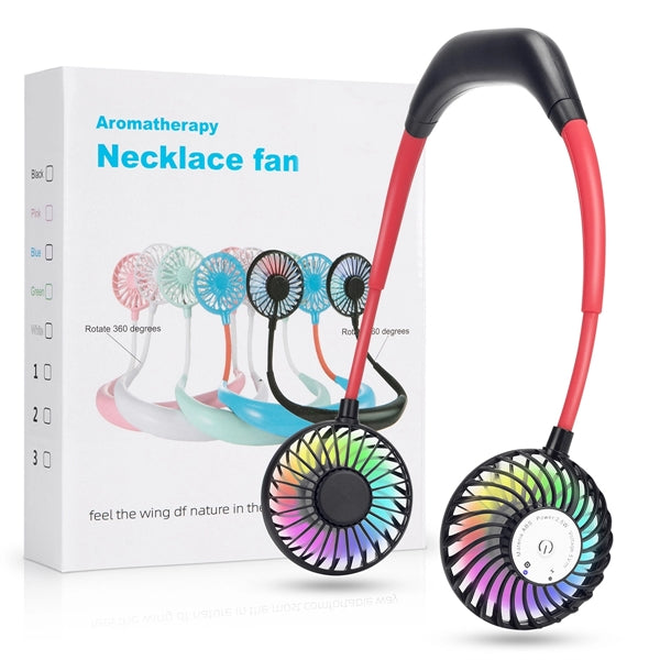 Neck Fan With Led Light