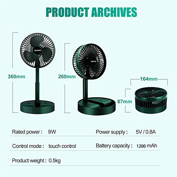 Portable Folding Fan