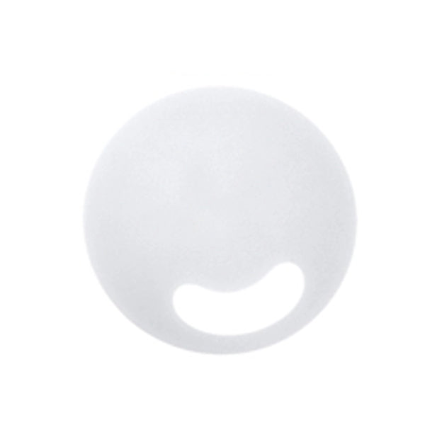 Round Plastic Fan w/ Die-cut Handle
