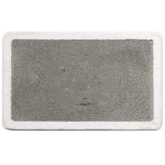 Colorful cartoon flocking bathroom mat