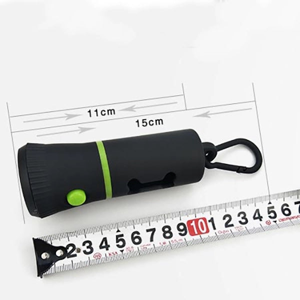 Dog Bag Dispenser With Flashlight