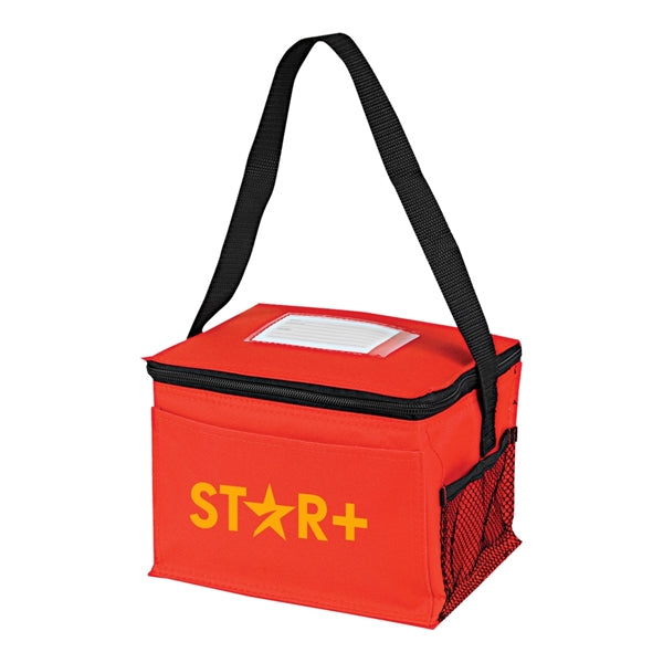 Poly 6 Can Cooler Lunch Bag