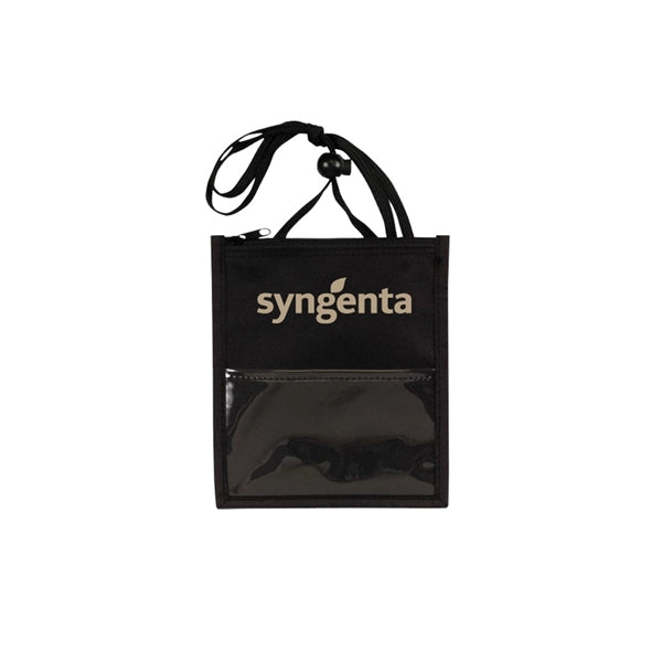 Poly Zipper Badge Holder