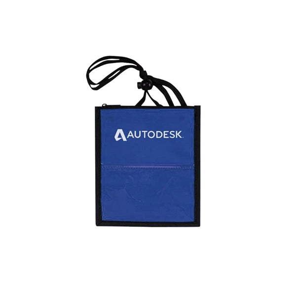 Poly Zipper Badge Holder