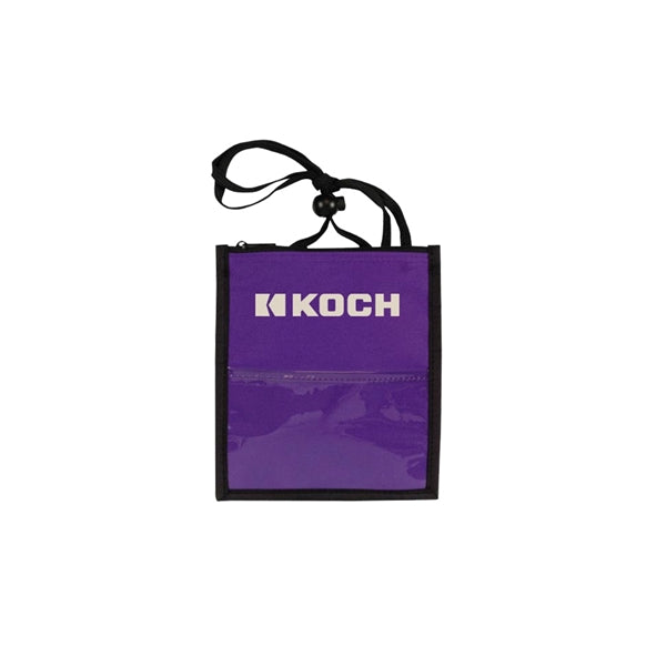 Poly Zipper Badge Holder