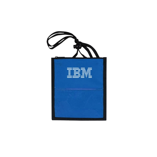 Poly Zipper Badge Holder