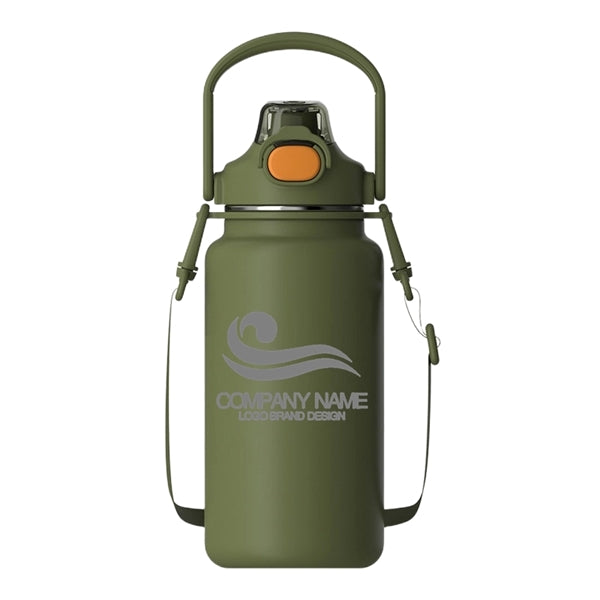34/44/54 oz Stainless Steel Vacuum Water Bottle With Handle