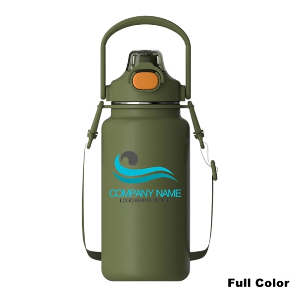34/44/54 oz Stainless Steel Vacuum Water Bottle With Handle