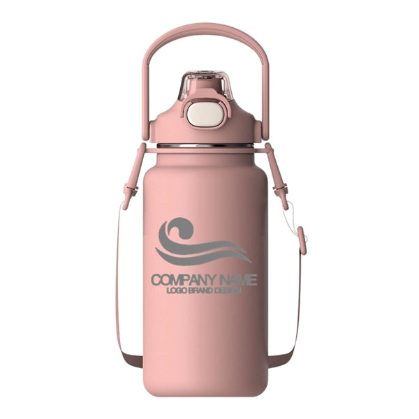 34/44/54 oz Stainless Steel Vacuum Water Bottle With Handle